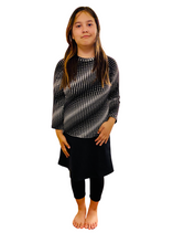 Load image into Gallery viewer, Skirted Leggings for Girls for School and Gym (S-XXL) - Black