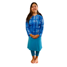 Load image into Gallery viewer, Gym Class and PE Class Approved Skirt with Leggings Attached - Turquois