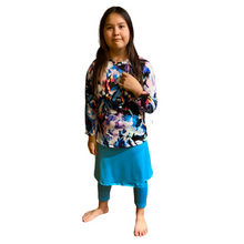 Load image into Gallery viewer, Gym Class and PE Class Approved Skirt with Leggings Attached - Turquois